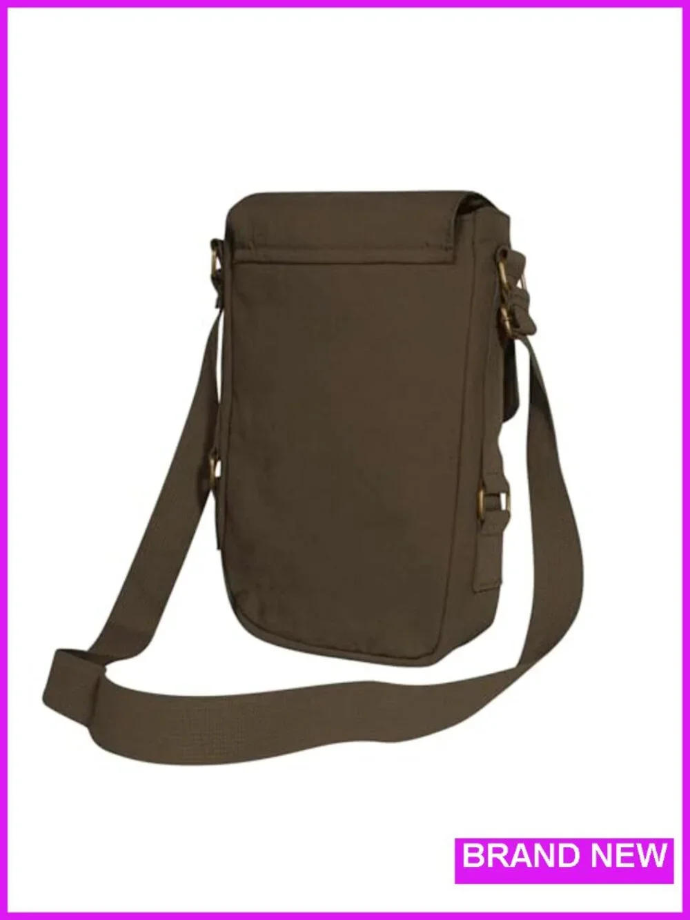 Vintage Canvas Tech Bag - Padded Tablet Shoulder Crossbody Organizer Pouch